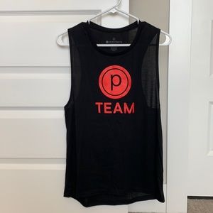 Pure barre team black tank top